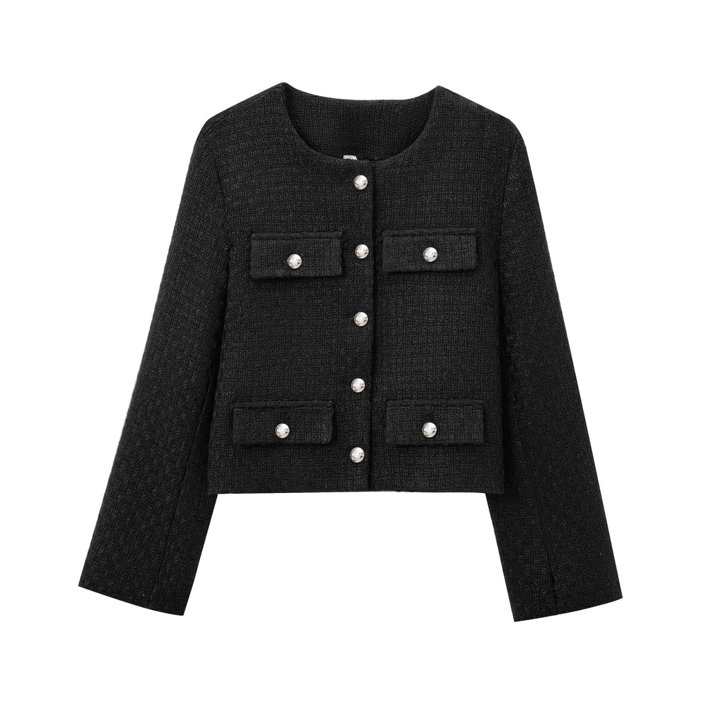 Noirea London | Cropped Bouclé-Jacke