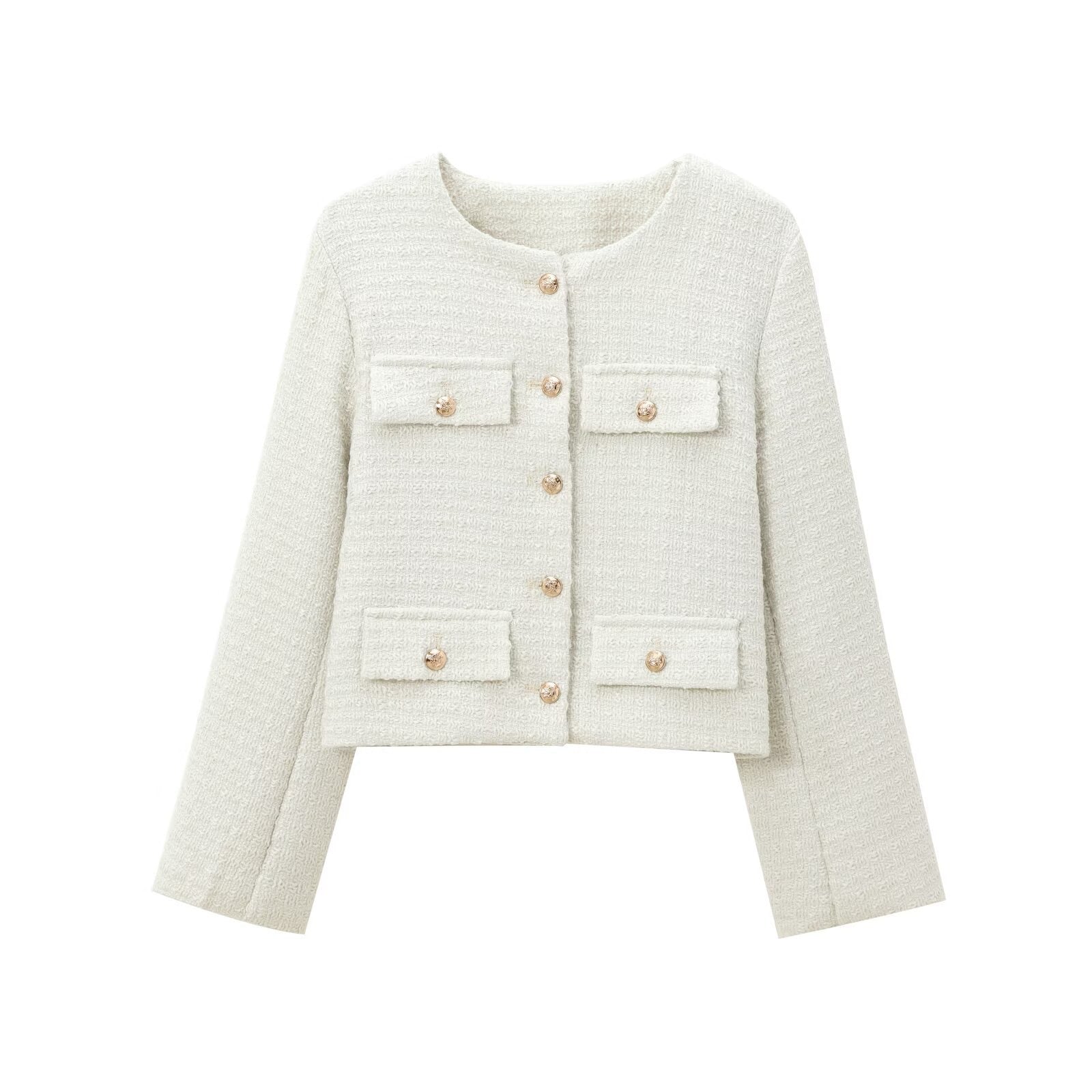 Noirea London | Cropped Bouclé-Jacke