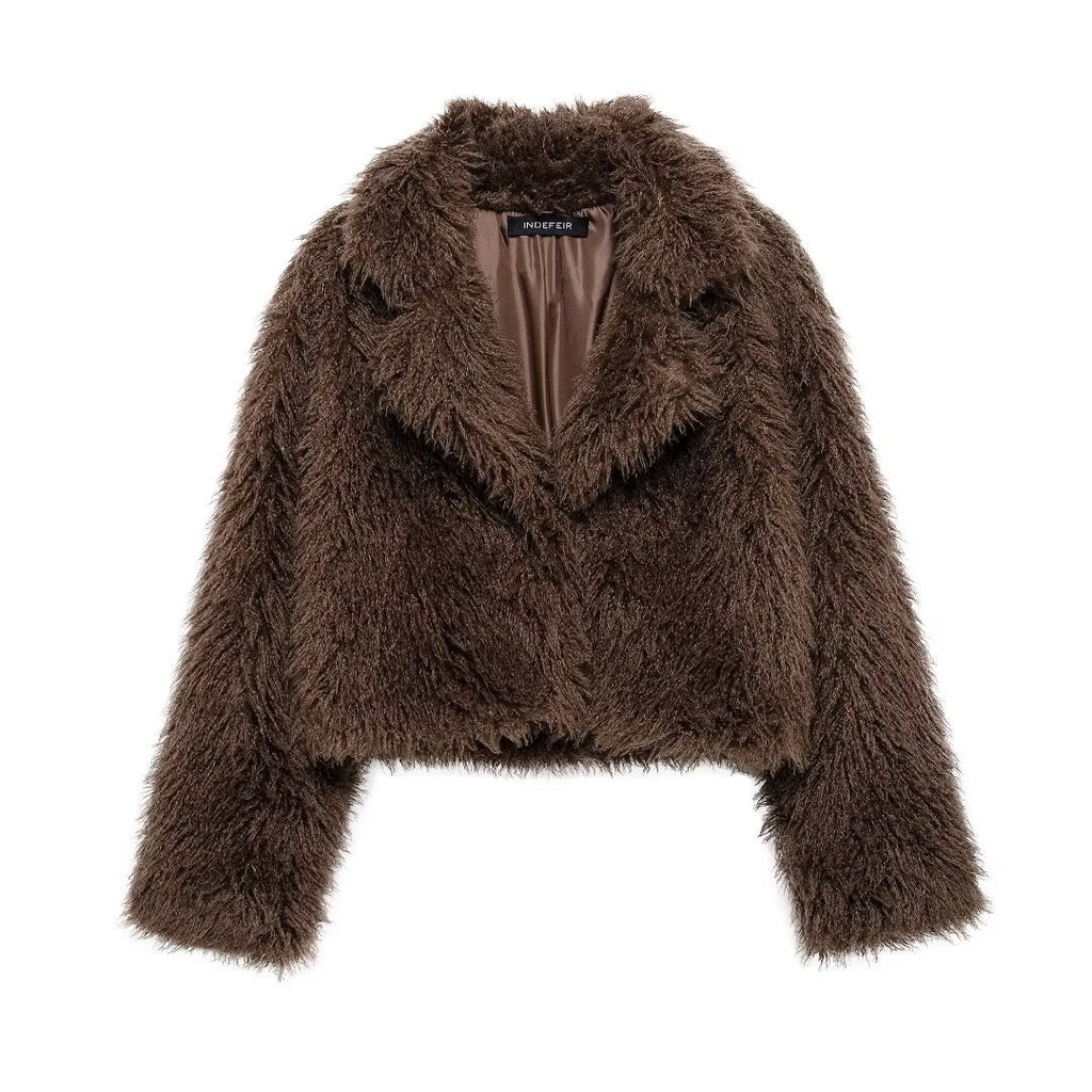 Noirea London | Faux Fur Luxusjacke