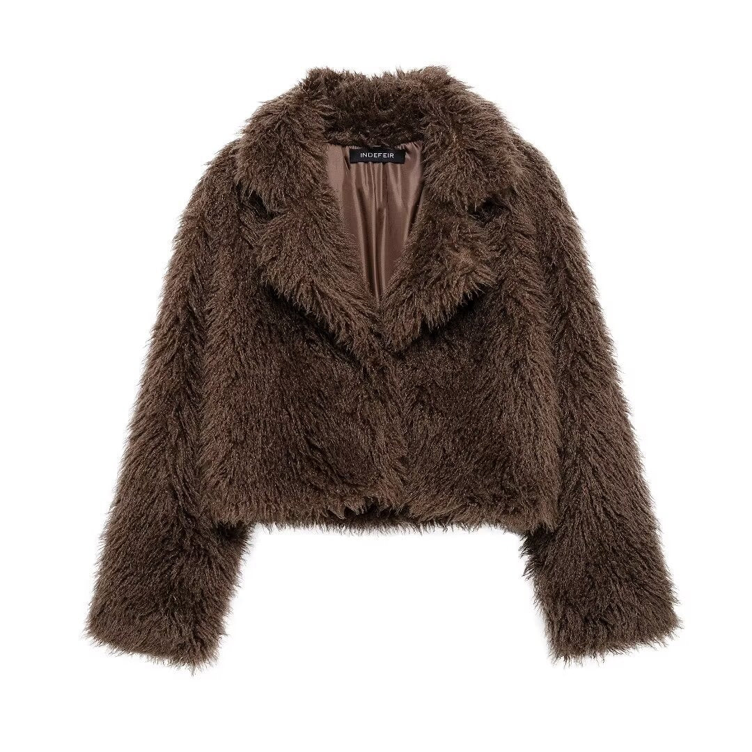 Noirea London | Faux Fur Luxusjacke