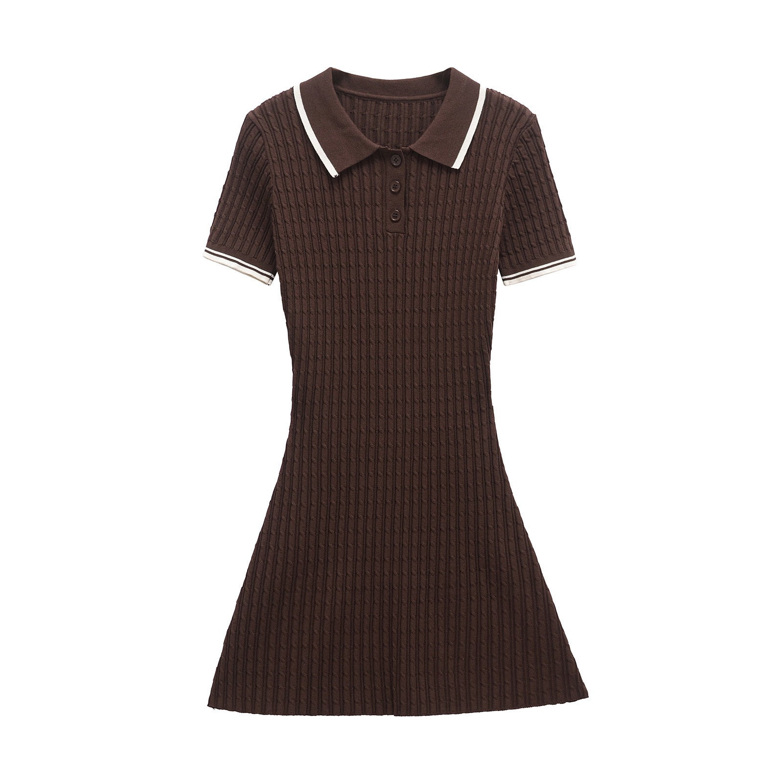 Noirea London | Polo-Strickkleid