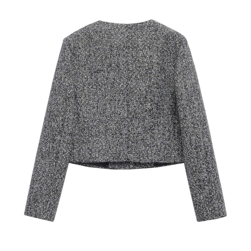 Noirea London | Cropped Tweedjacke