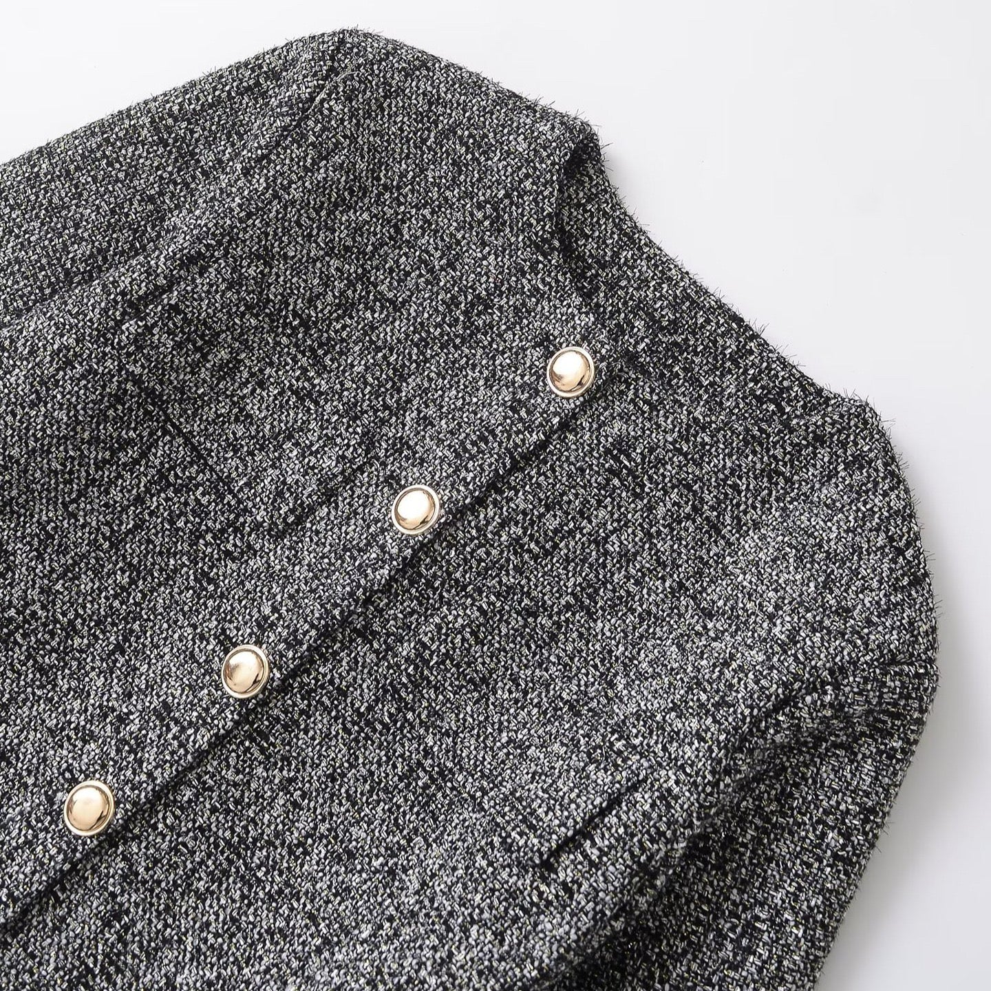 Noirea London | Cropped Tweedjacke