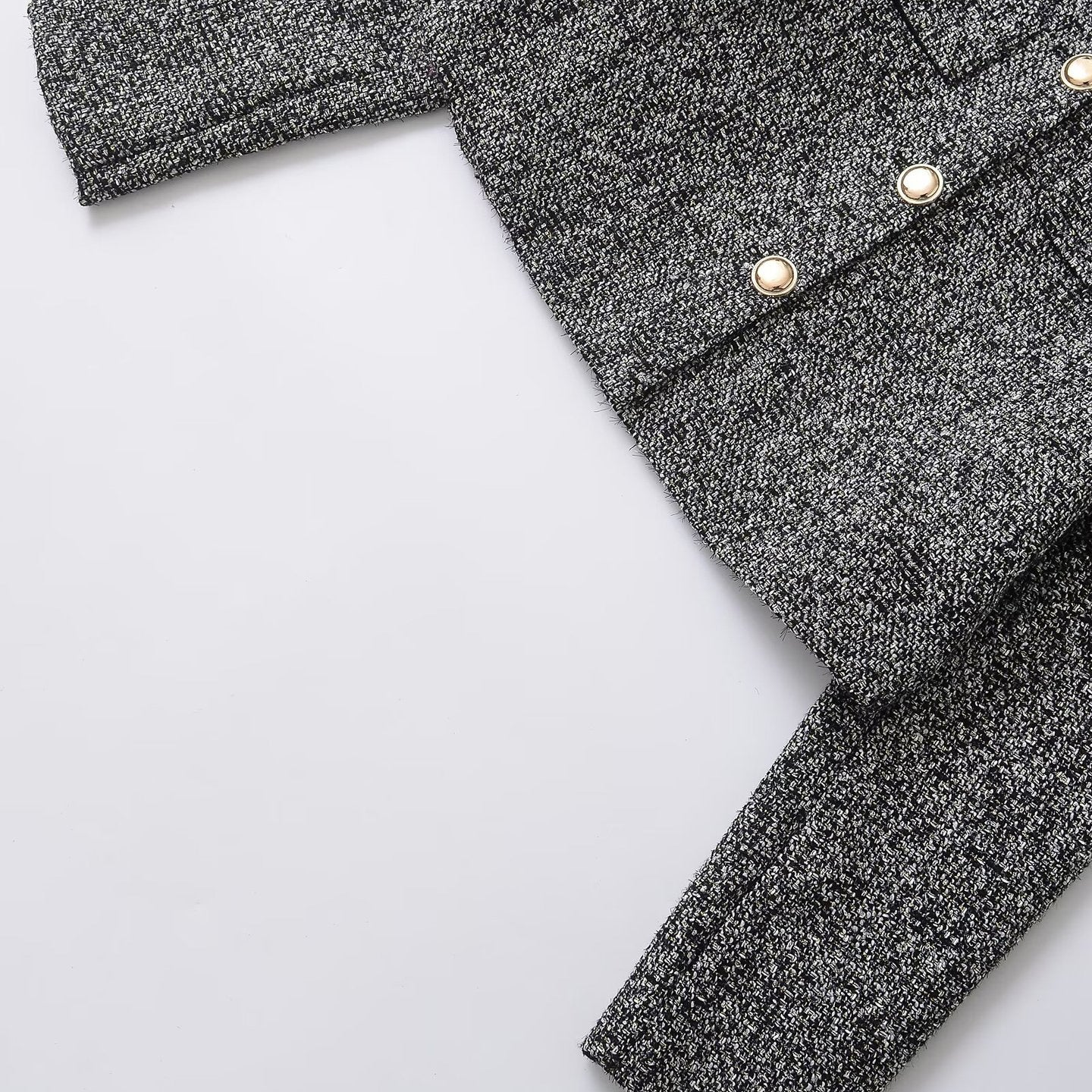 Noirea London | Cropped Tweedjacke