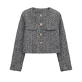 Noirea London | Cropped Tweedjacke